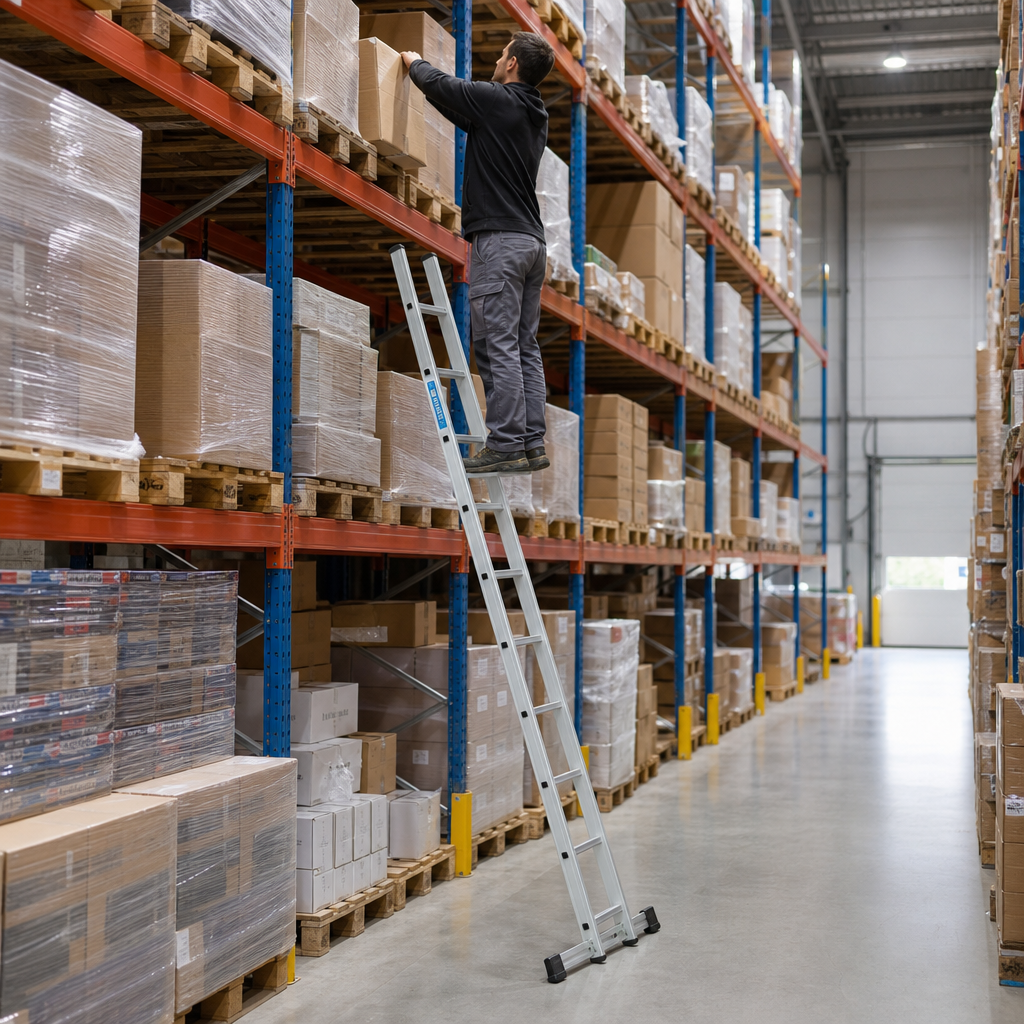 Single Section Aluminium Ladder