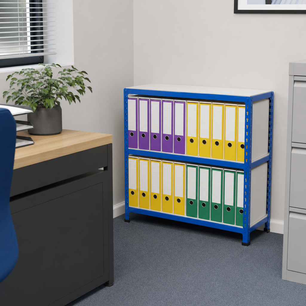 Single Sided Lever Arch File Storage Unit for 20 A4 Files