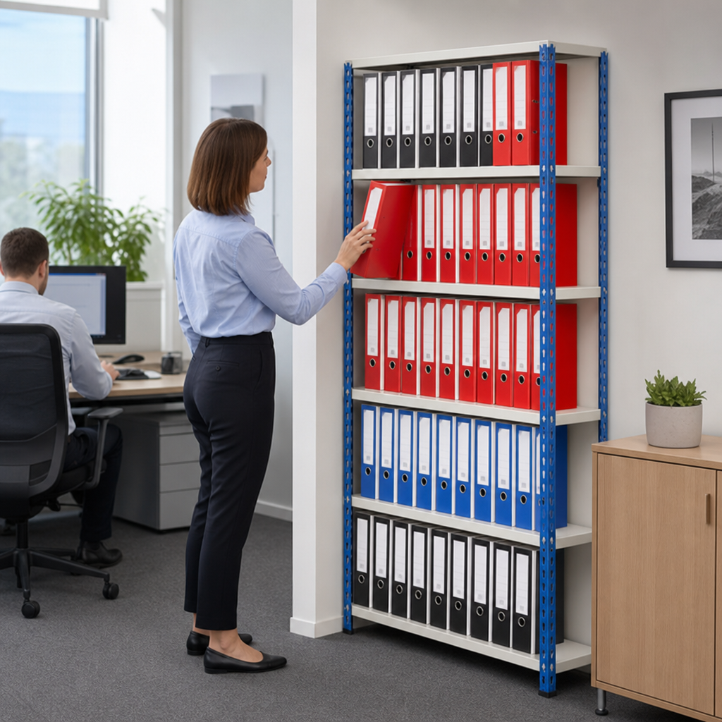 Single Sided Lever Arch File Storage Unit for 50 A4 Files
