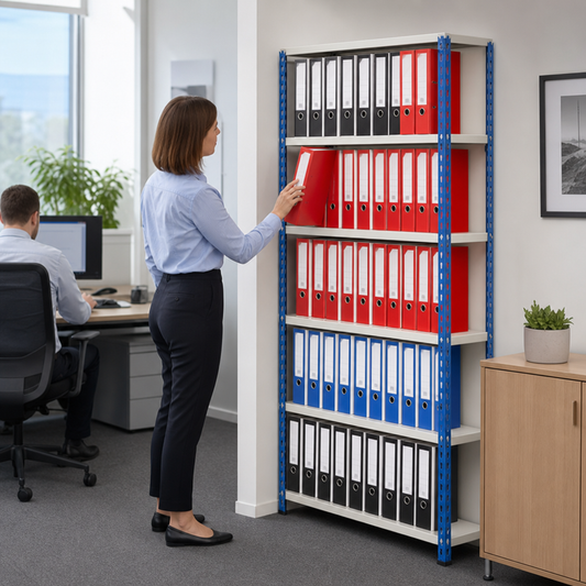 Single Sided Lever Arch File Storage Unit for 50 A4 Files