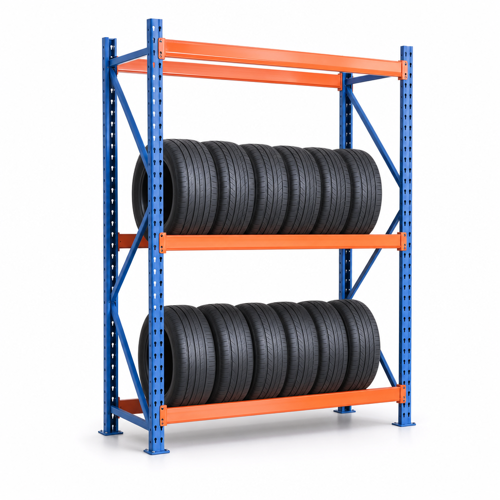 Single Sided Tyre Storage Racking