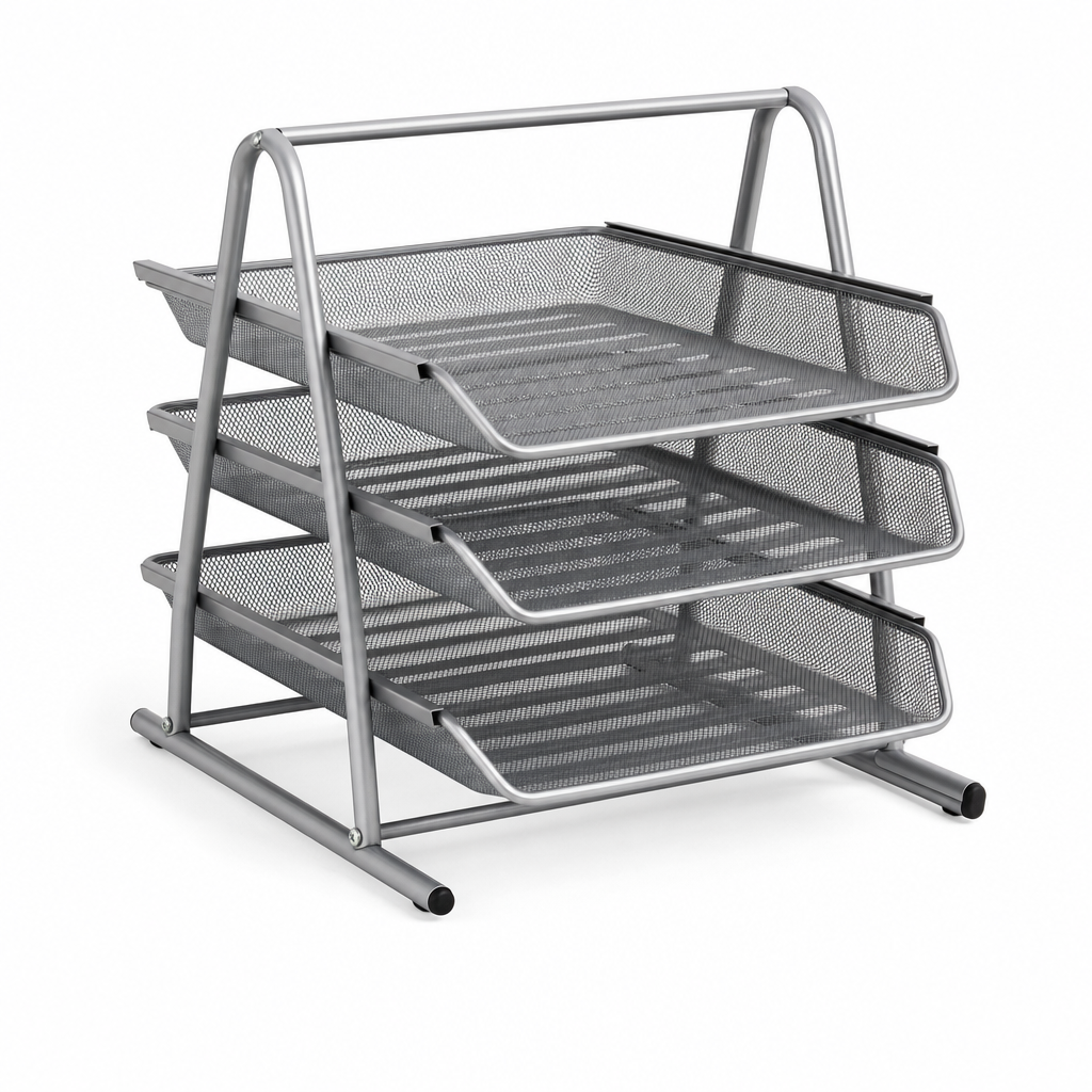 Single Tray Stacker with 3 Shallow Storage Trays