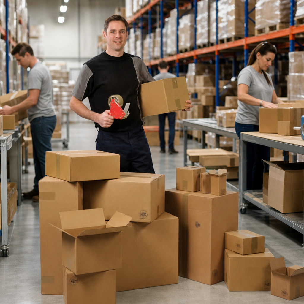 Single Wall Kraft Cardboard Packing Boxes