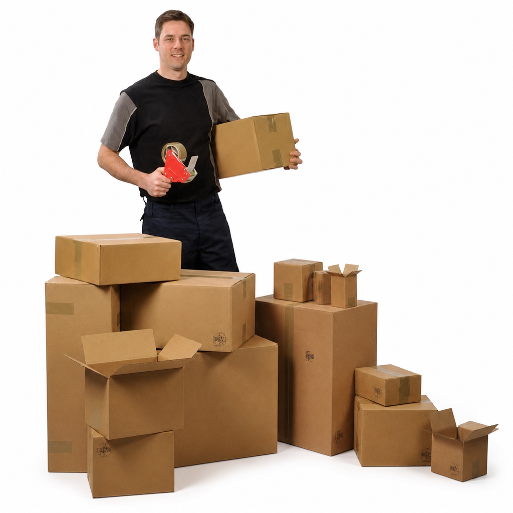 Single Wall Kraft Cardboard Packing Boxes
