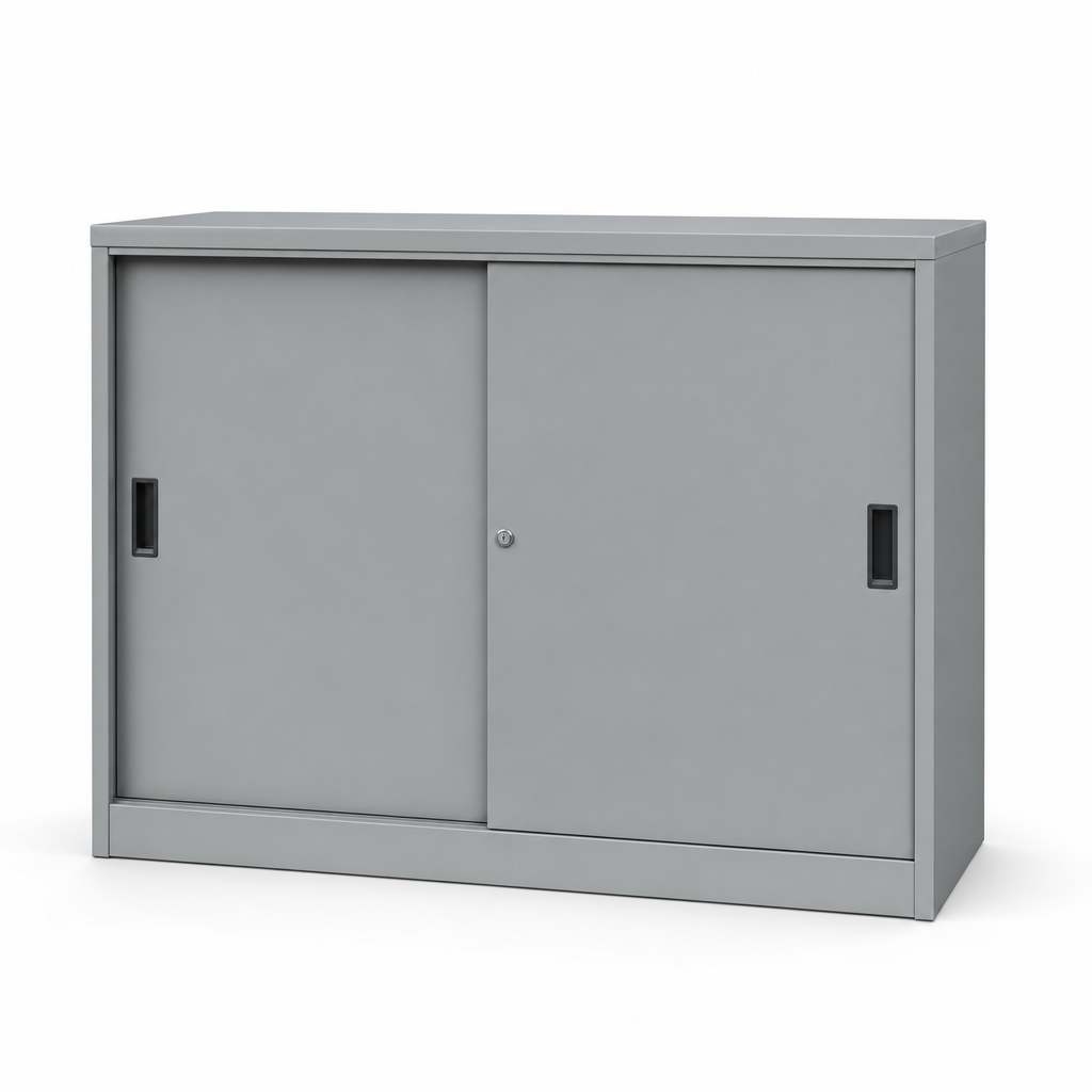 Sliding Door Metal Storage Cabinet 1600 x 1050mm