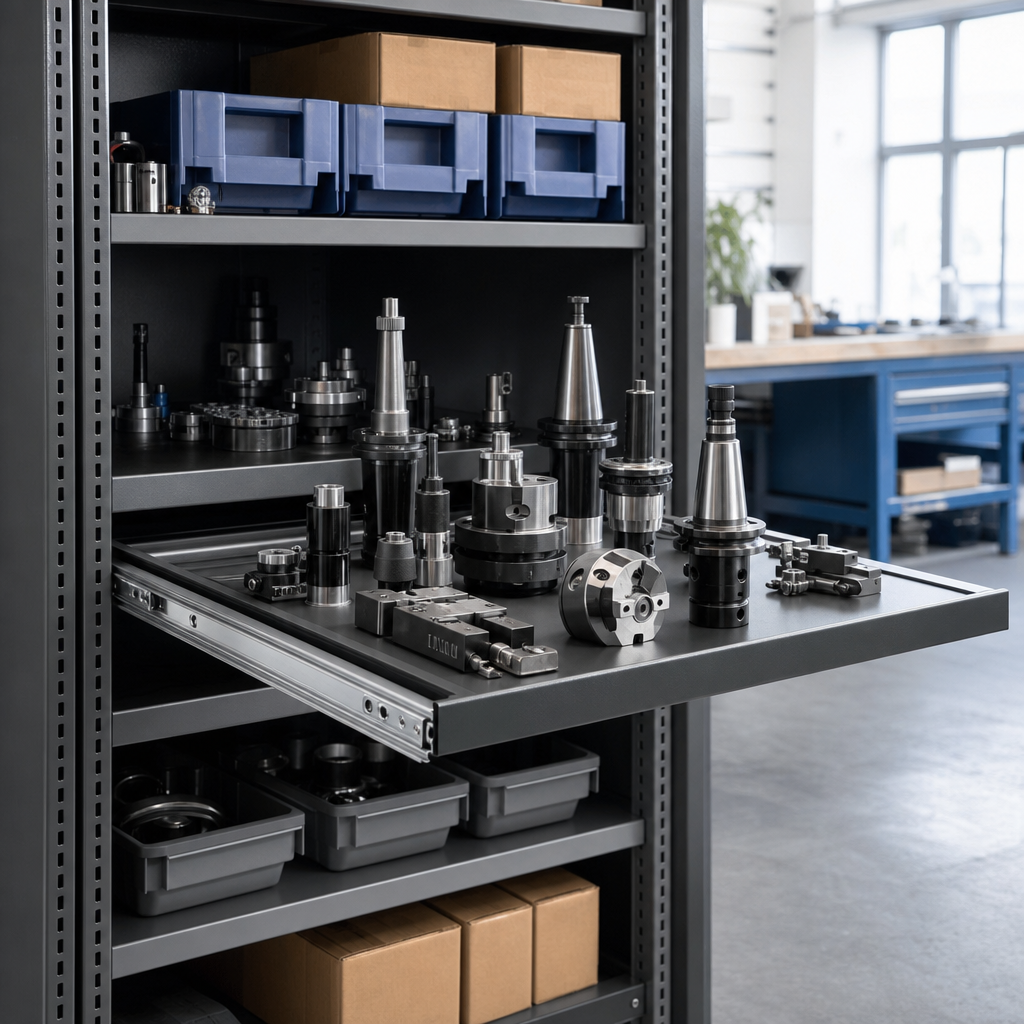 Sliding Shelf Insert for CNC Storage, 800mm Wide