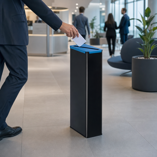Slim Steel 20L Indoor Recycling Bin