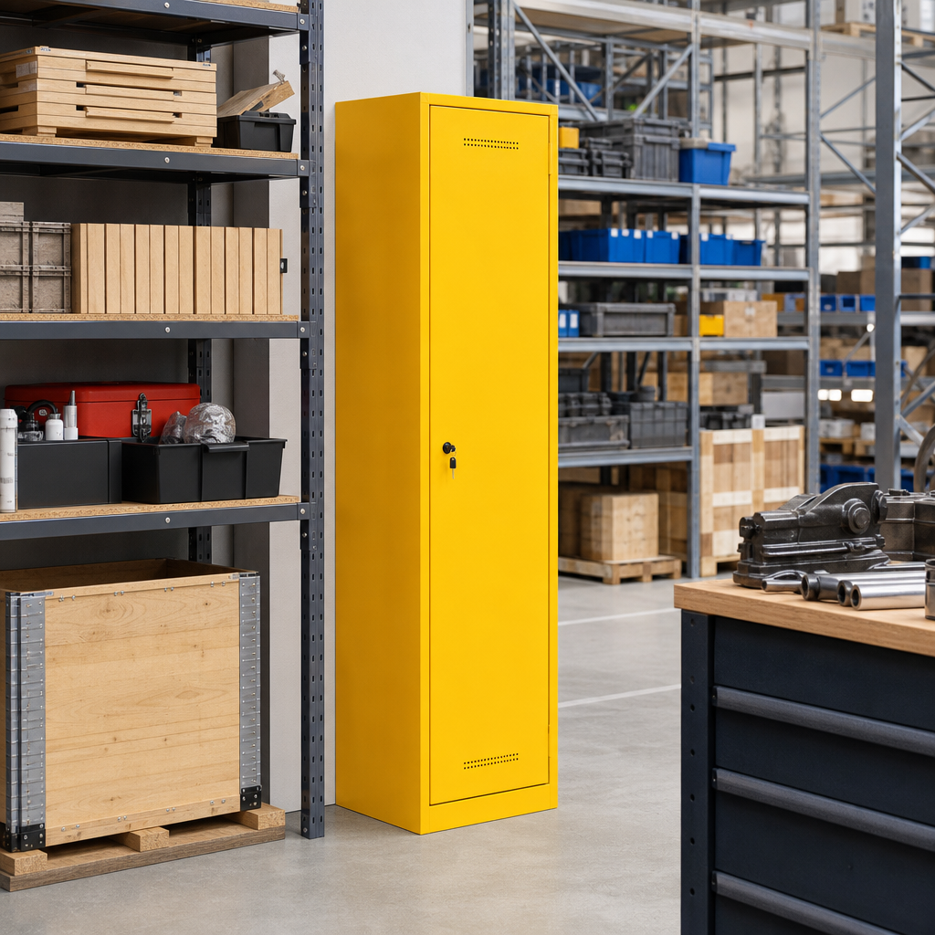 Slimline Flammable Materials Storage Cabinet 1651x591x457mm