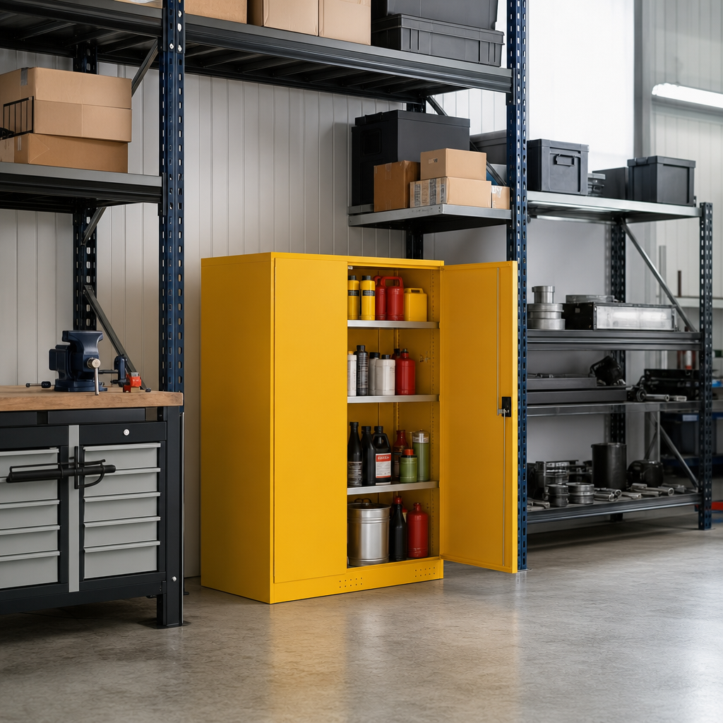 Slimline Flammable Storage Cabinet 1651x591x864mm