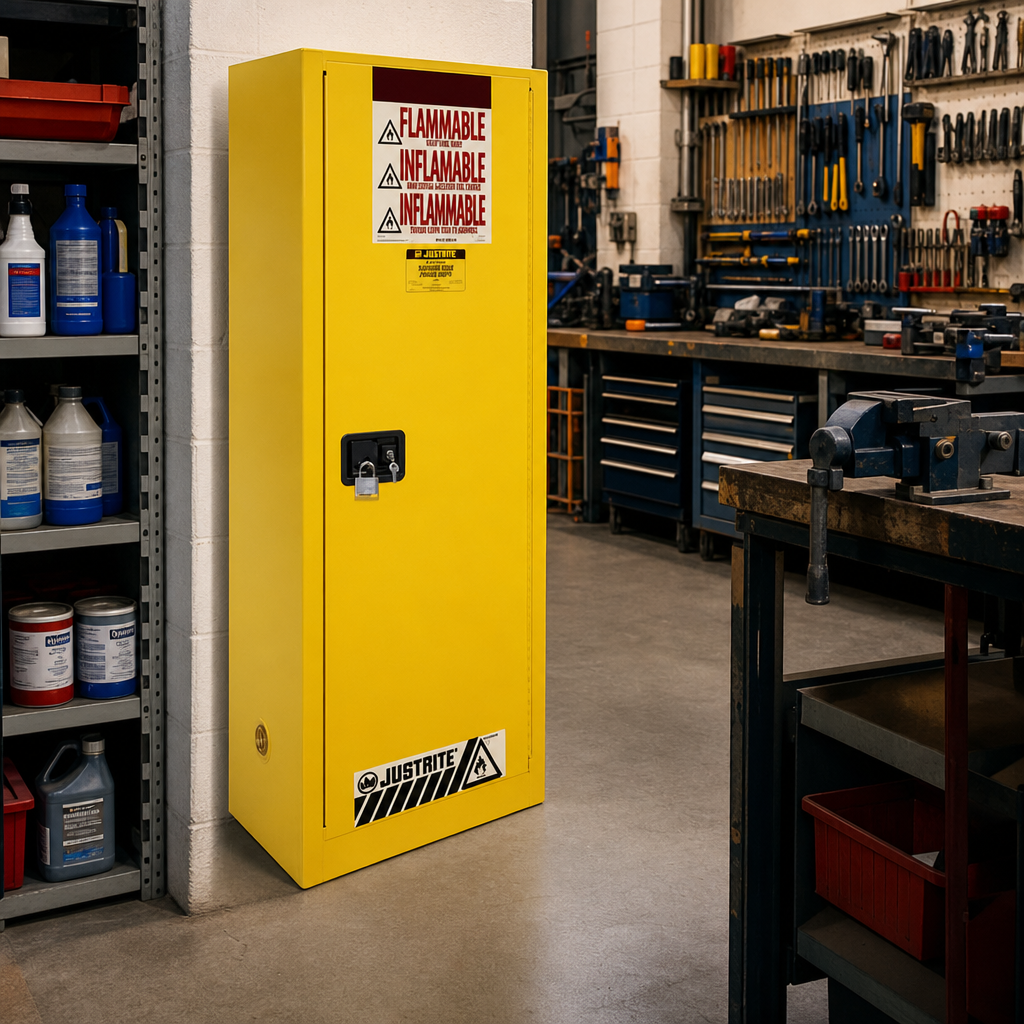 Slimline Flammable Storage Cabinet 1651x591x864mm