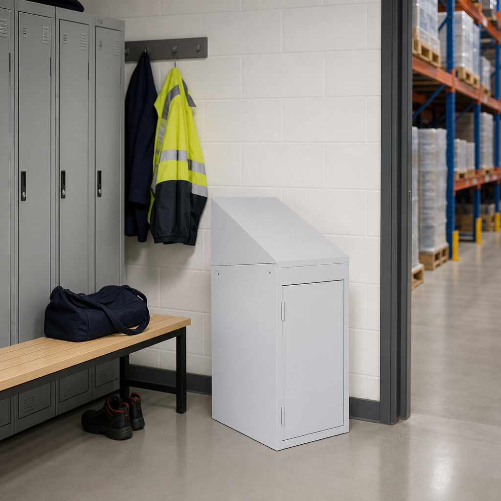 Sloping Top Accessory for Commercial Steel Lockers