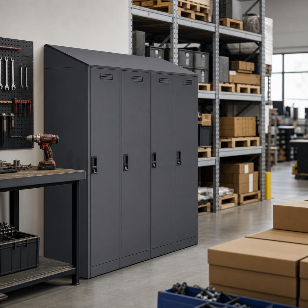 Sloping Top Accessory for Commercial Steel Lockers