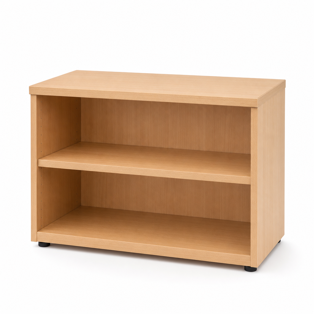 Small Beech Bookcase with 1 Shelf