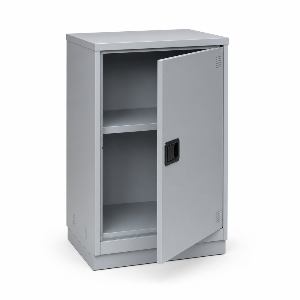 Small Grey COSHH Hazardous Storage Cabinet 760 x 457mm