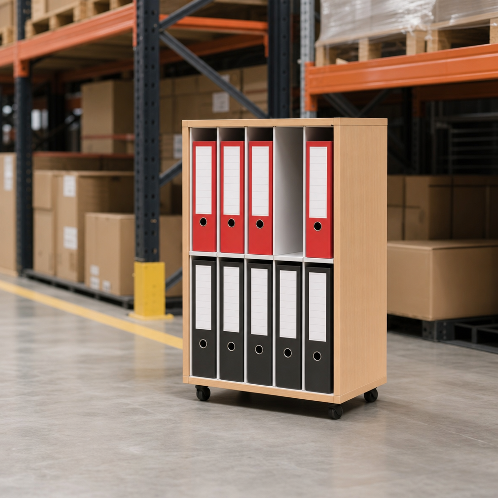 Small Lever Arch File Storage Unit