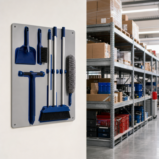 Small Lightweight Cleaning Shadow Board