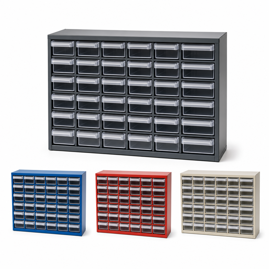 Small Parts Drawer Storage Unit with Colour Options