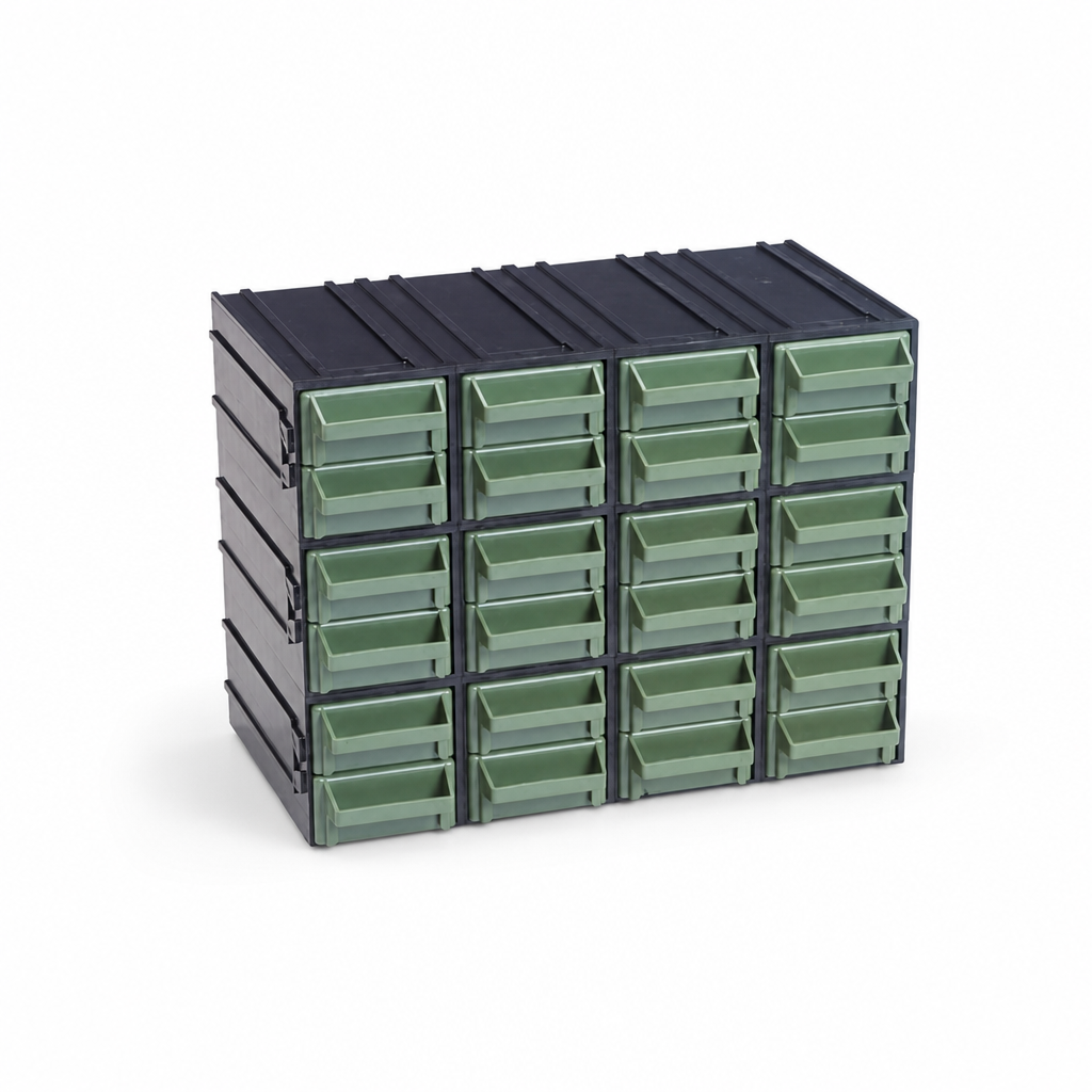 Small Parts Drawer Storage Unit with Colour Options