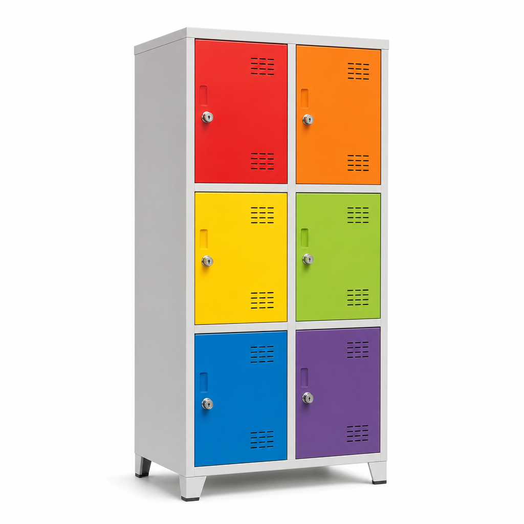Small Primary School Anti-Bacterial Lockers with Cylinder Lock