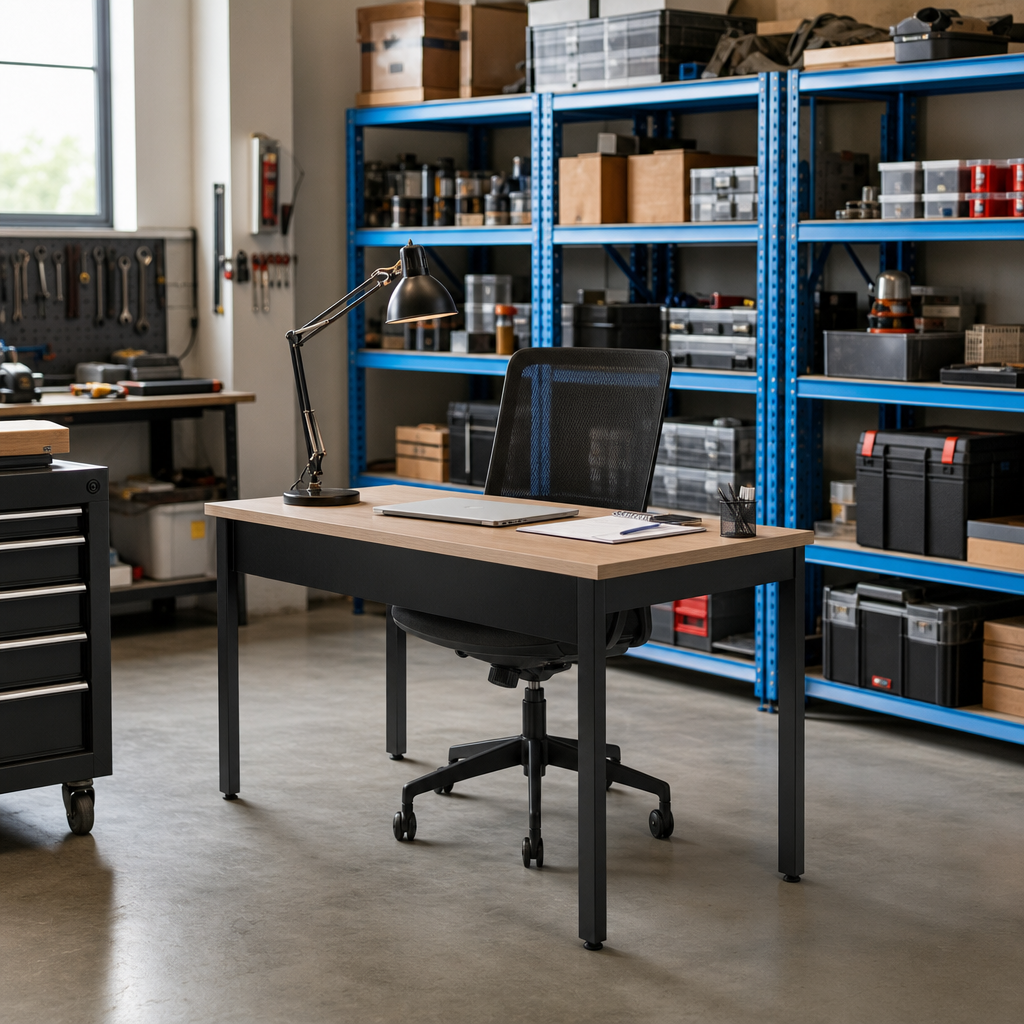 Small Rectangular Office Table with MFC Top