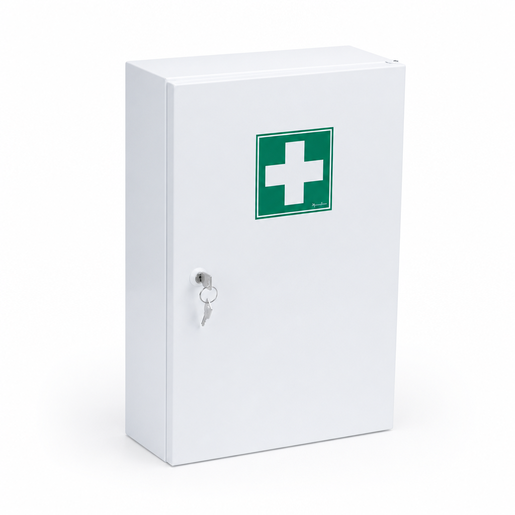 Small Wall Mounted First Aid Cupboard with 1 Door