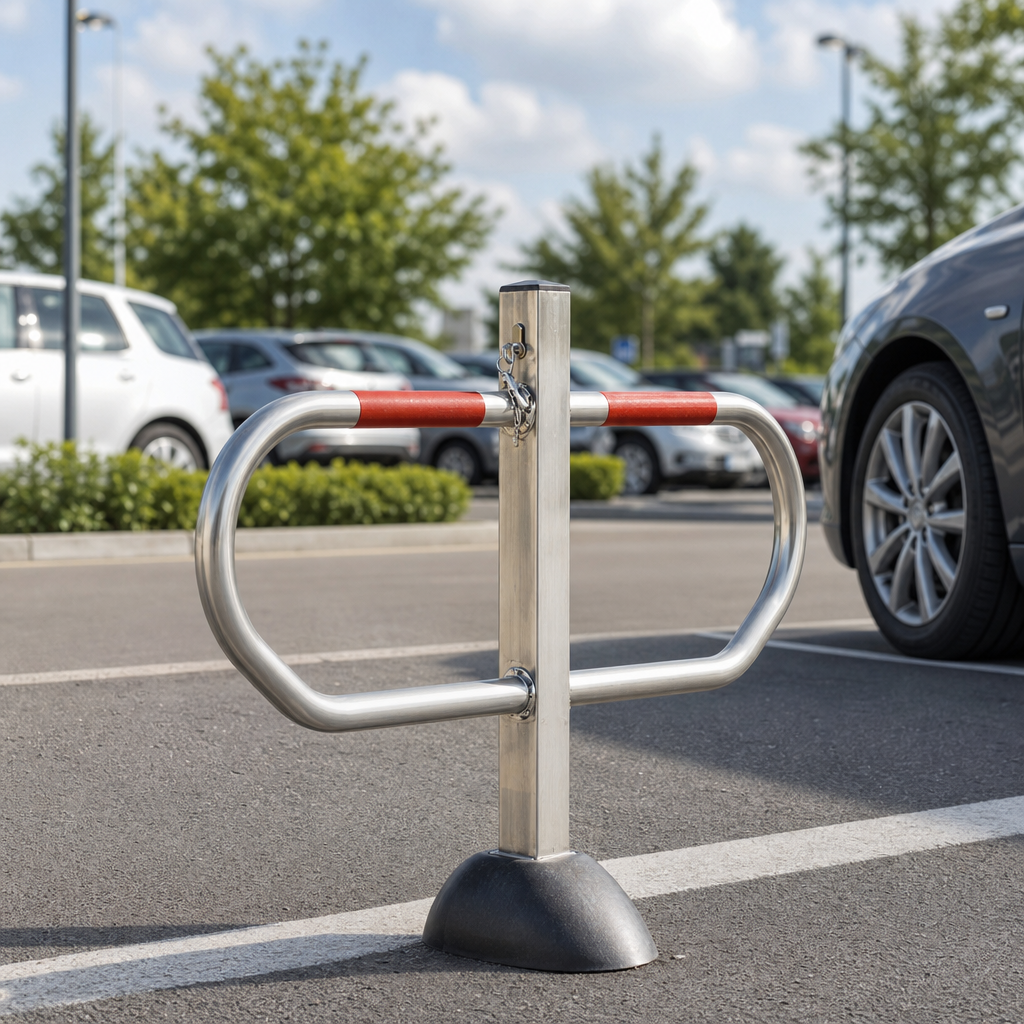 Smart Parking Barrier with Hoops