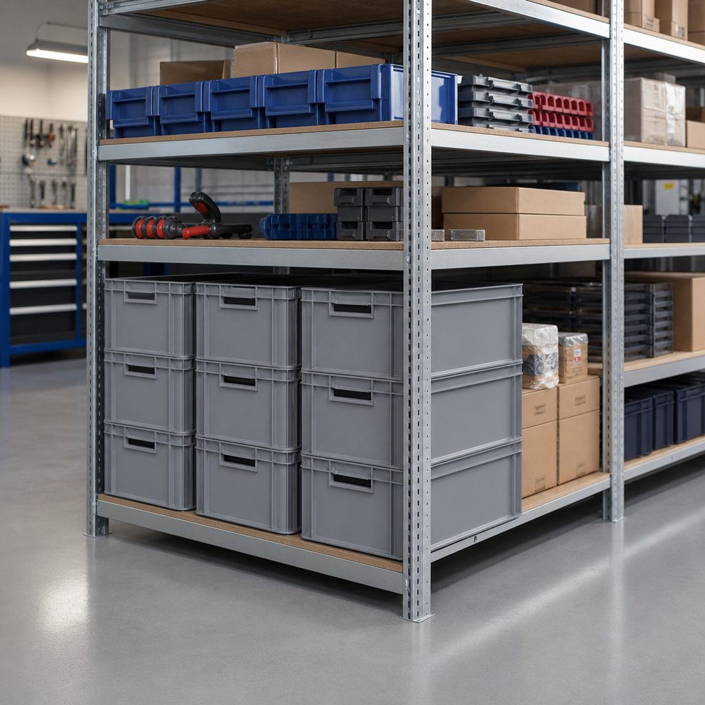 Solid Euro Container 34L with 600 x 400mm Footprint