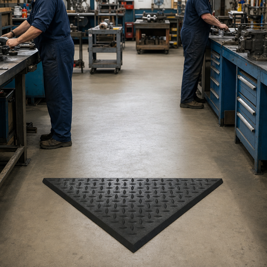 Solid Interlocking Anti-Fatigue Floor Mats