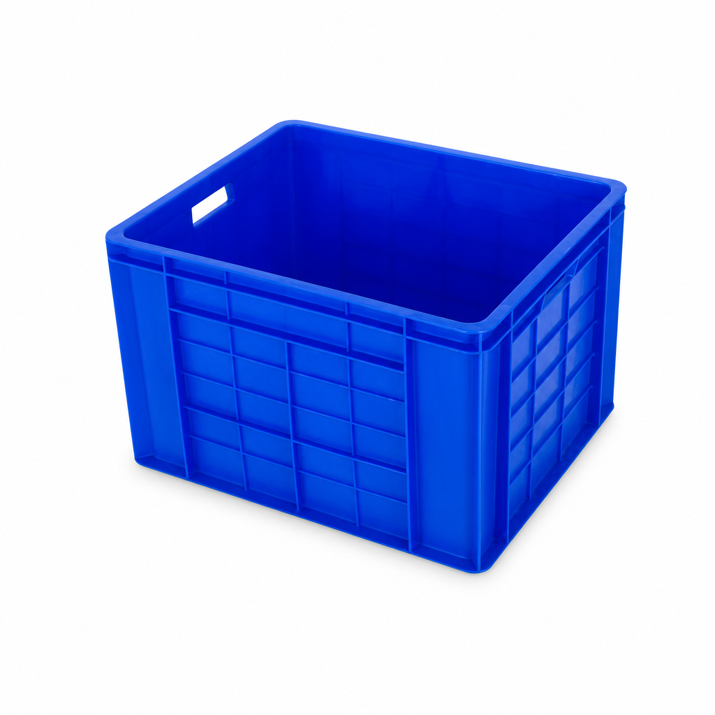 Solid Plastic Stacking Storage Containers