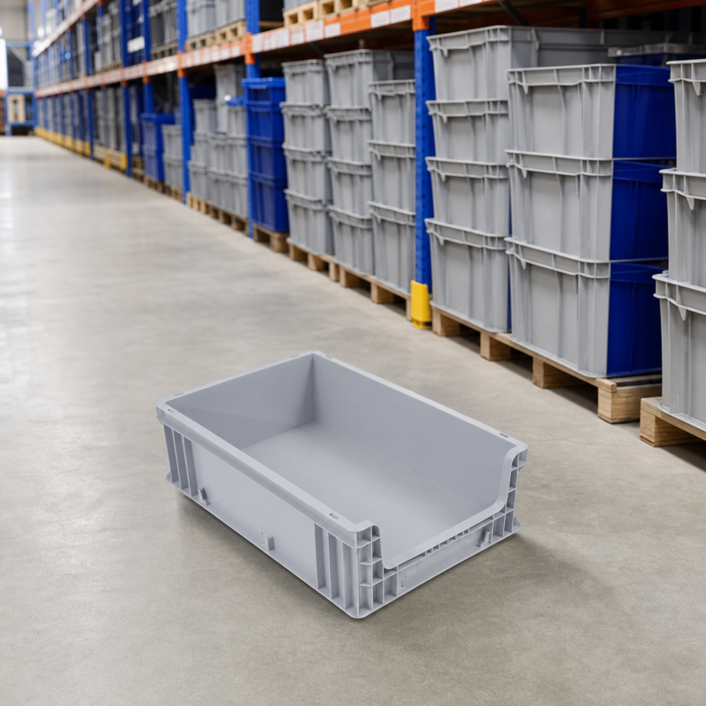 Solid Stackable Euro Containers