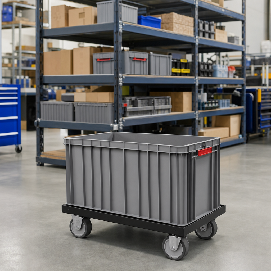 Spare Heavy Duty Plastic Container Accessories for Steel Dollies
