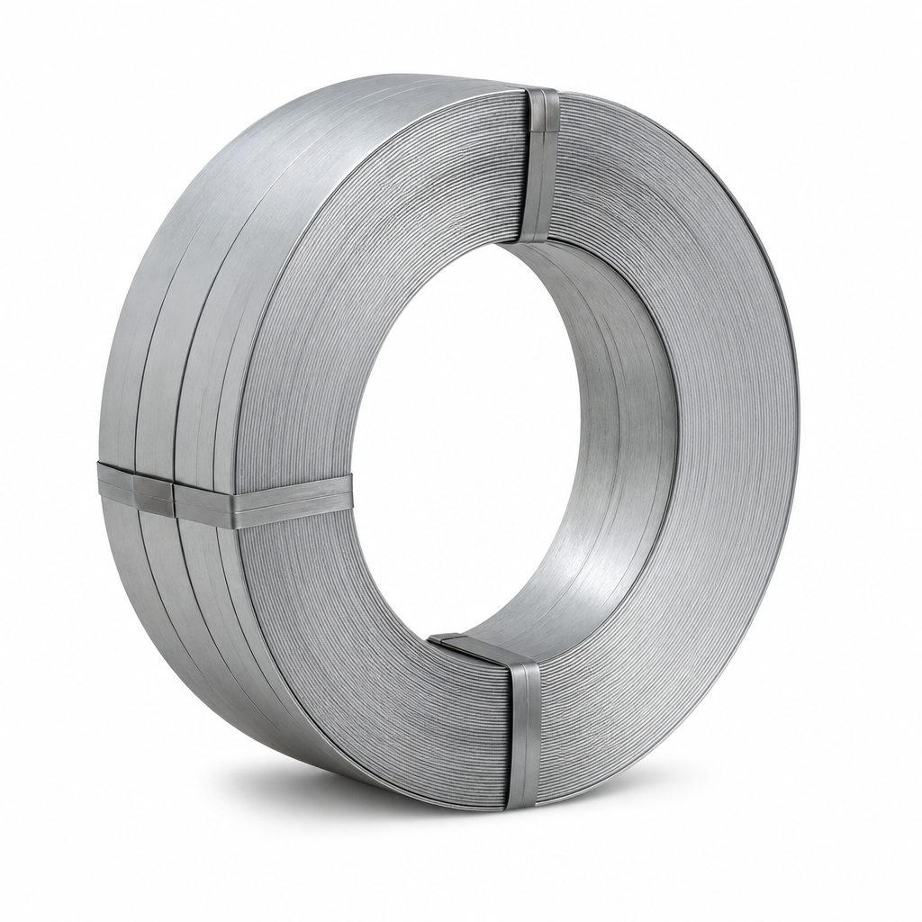 Spiral-Wound Steel Pallet Strapping Roll