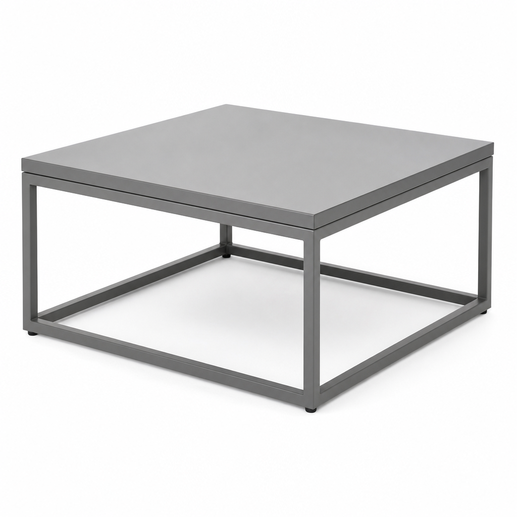 Square Grey Reception Coffee Table 60 x 60cm