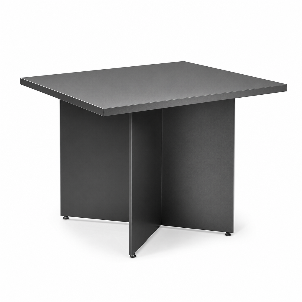 Square Meeting Table with X-Panel Base