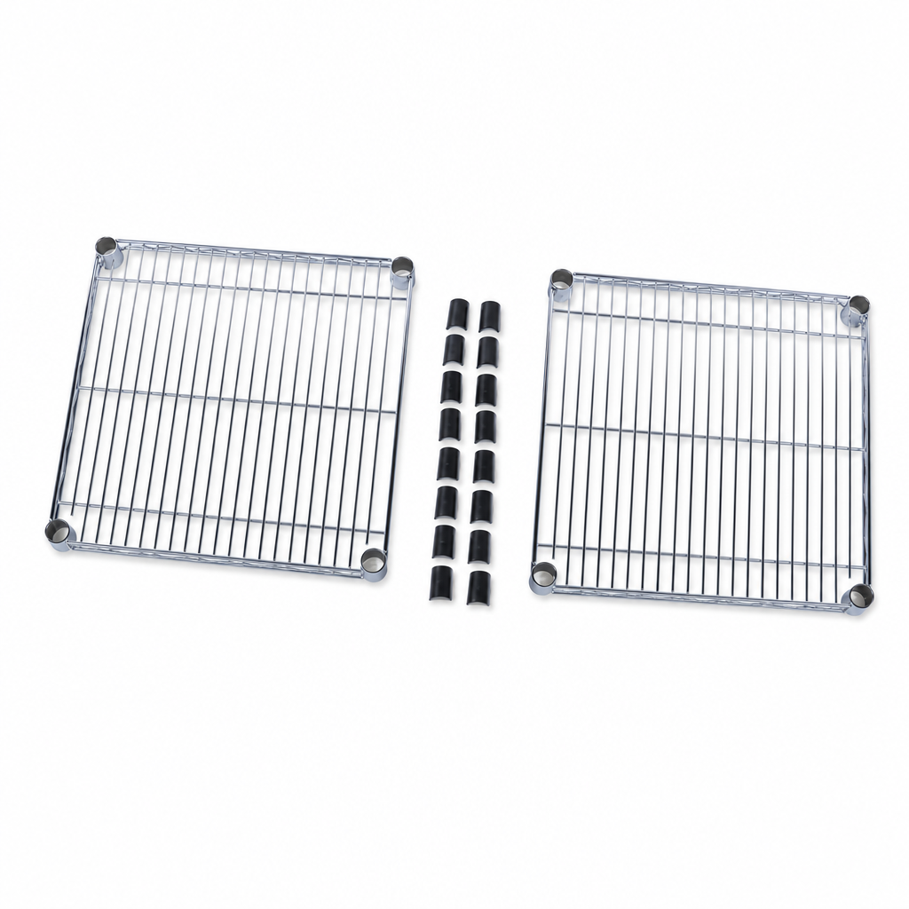 Square Wire Shelving Extra Shelves Pack of 2