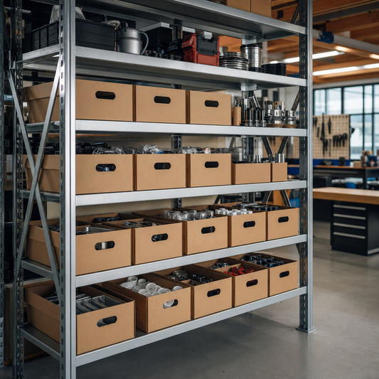 Stackable Cardboard Storage Containers 25L, 530mm Length