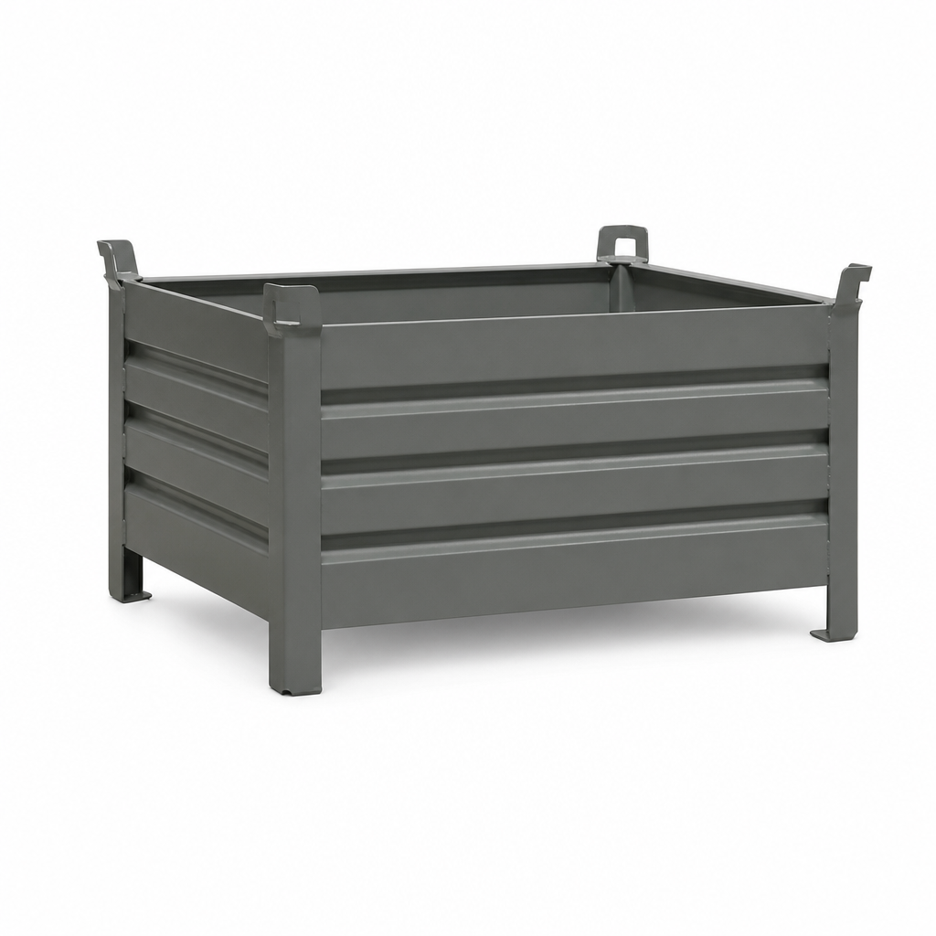 Stackable Sheet-Sided Steel Lifting Stillage