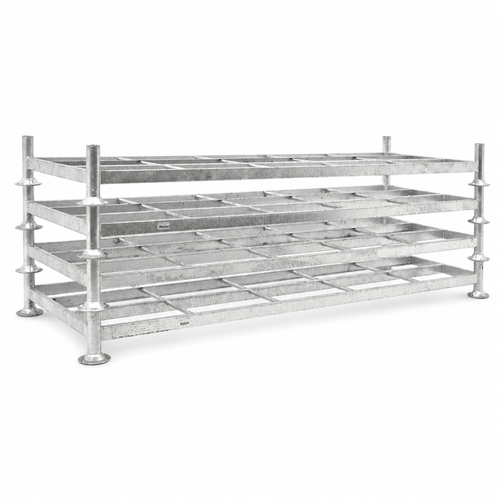 Stackable Steel Post Pallet Stillage with Extension Posts