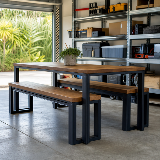 Stacking Benches for Dining and Events
