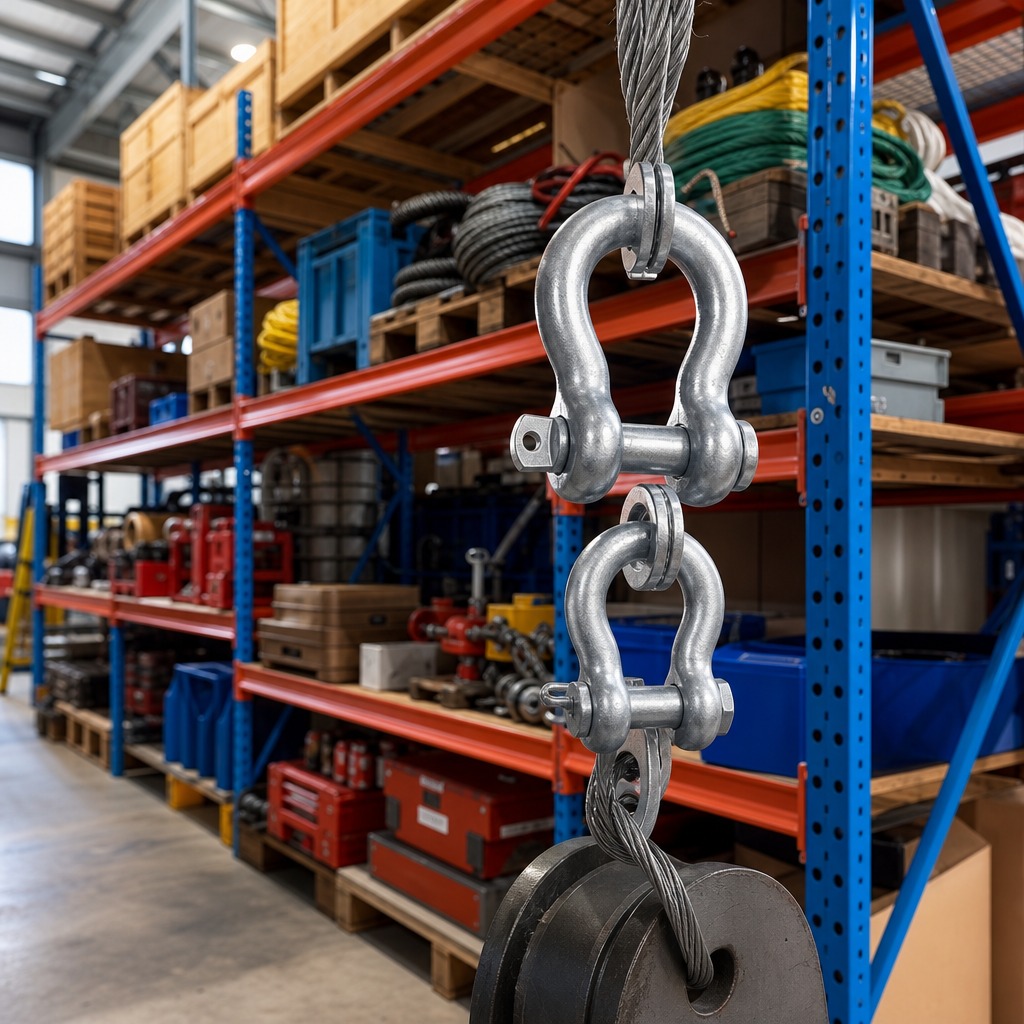 Stainless Steel Bow and Dee Shackles for Heavy Lifting
