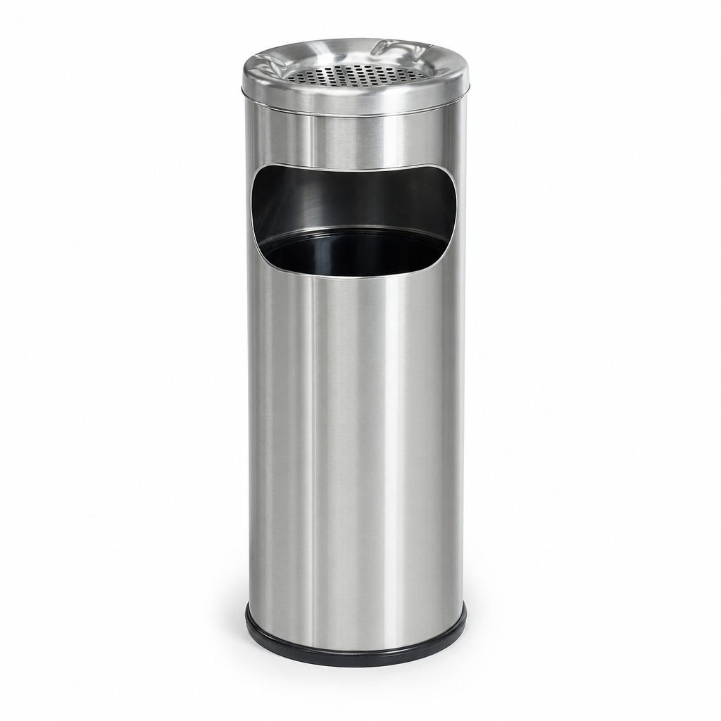 Stainless Steel Cigarette Ashtray Bin