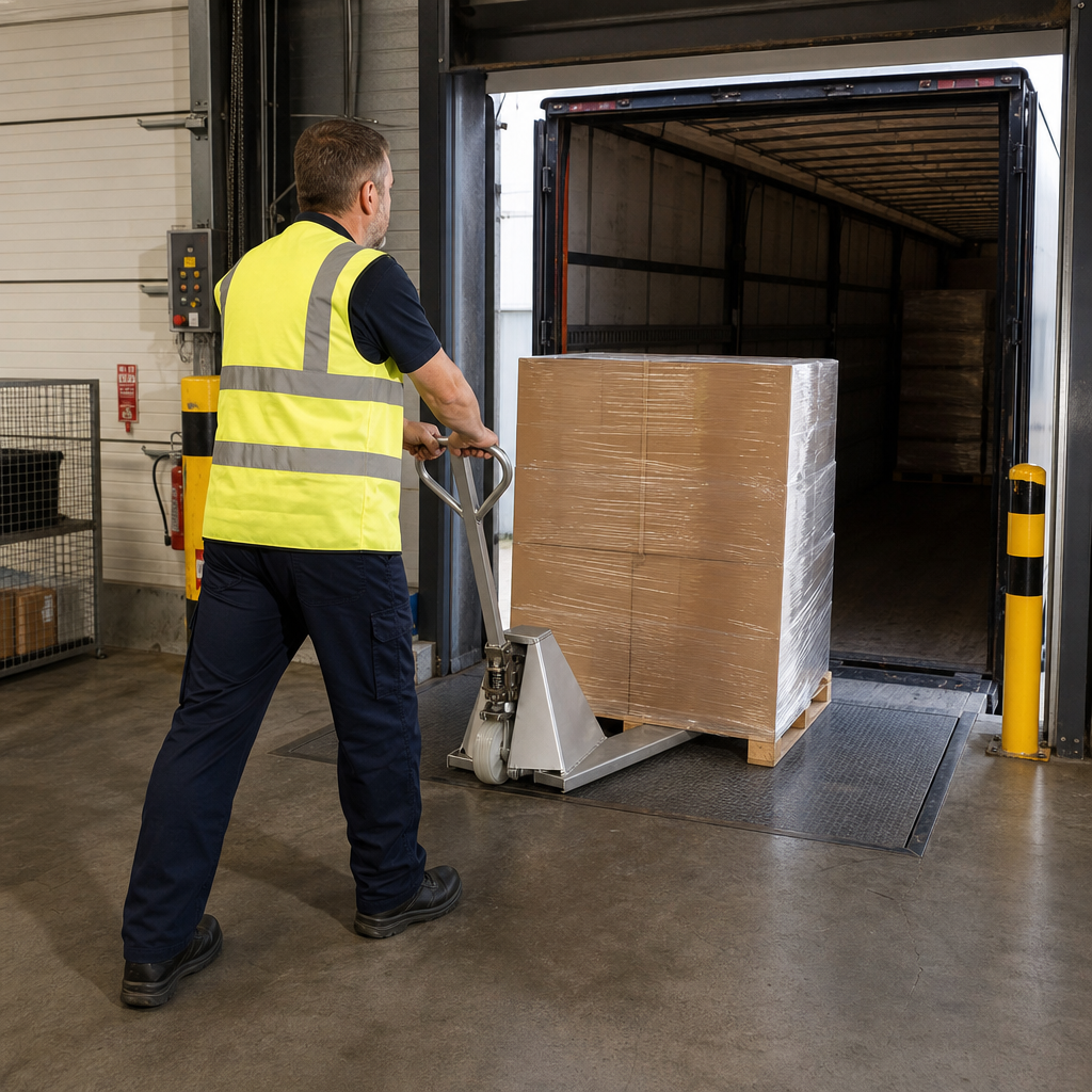 Stainless Steel Hand Pallet Truck 2500kg Capacity