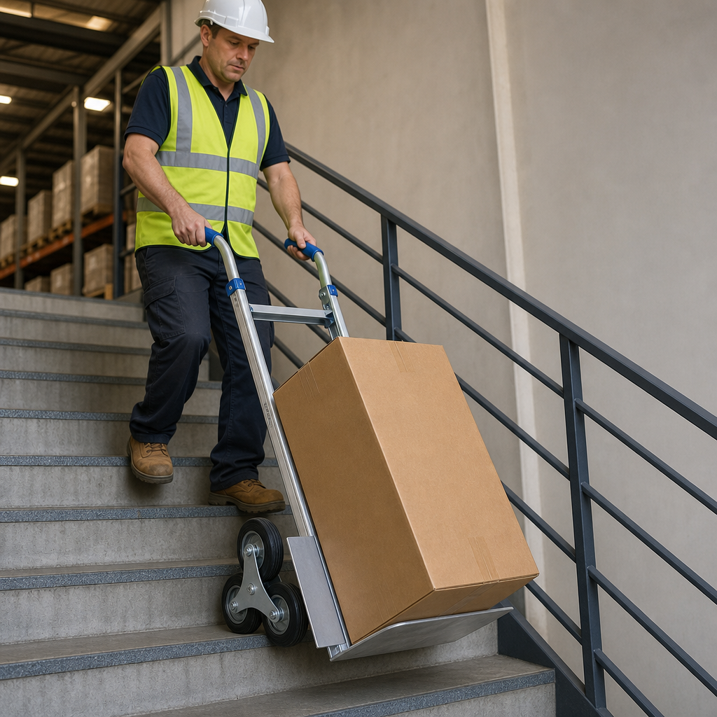 Stair-Climbing Aluminium Sack Truck 300kg Load Capacity