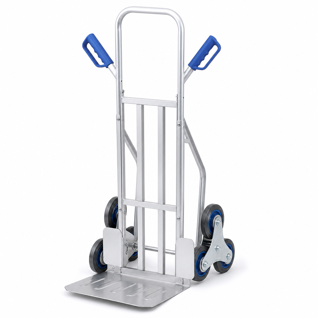 Stair-Climbing Aluminium Sack Truck 300kg Load Capacity