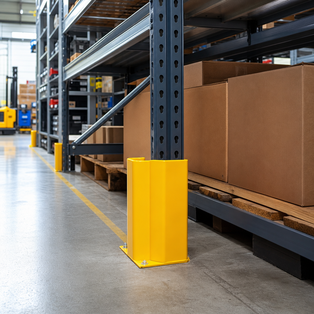 Standard Duty Pallet Racking Post Protector, 400mm High