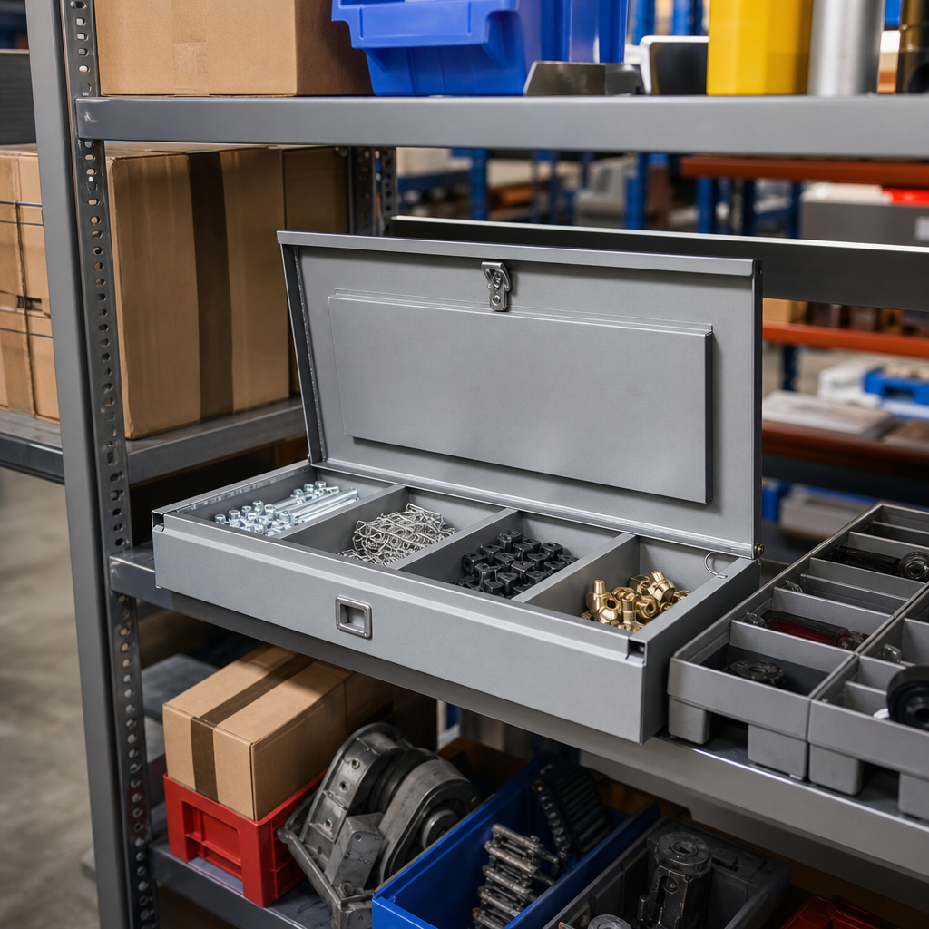 Standard Steel Tool Box with 5 Compartments