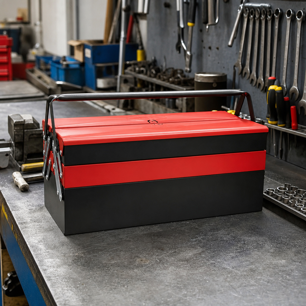 Standard Steel Tool Box with 5 Compartments