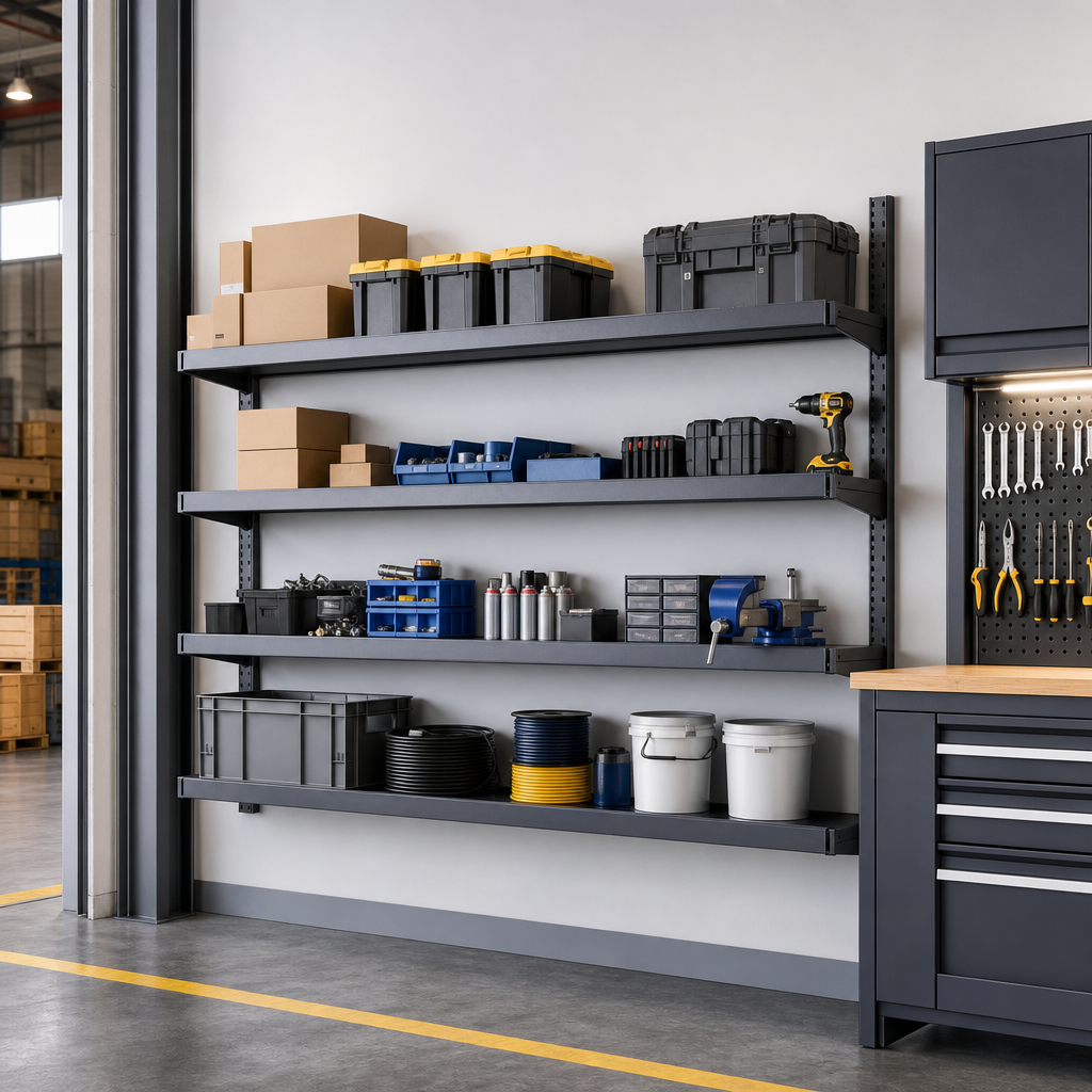 Static Rack for Wall Workshop Cupboards