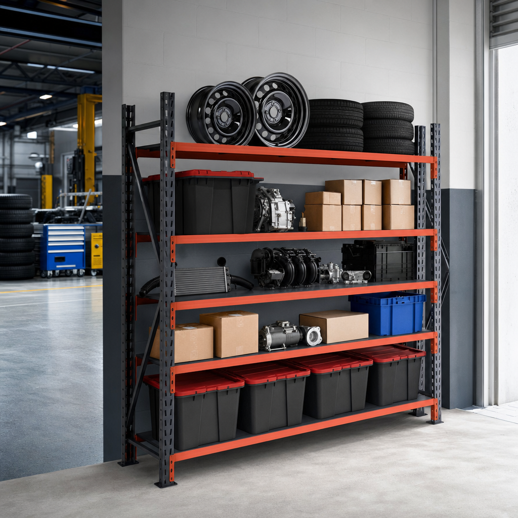 Static Steel Tyre Racking 1980mm High