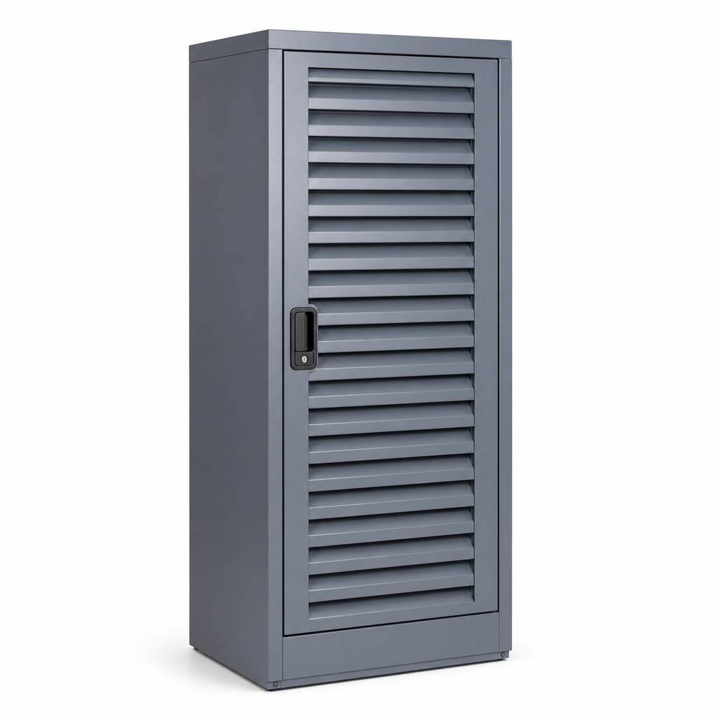 Steel CNC Tool Cabinet with Louvre Panel Door